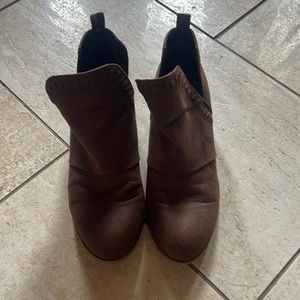 Brown booties